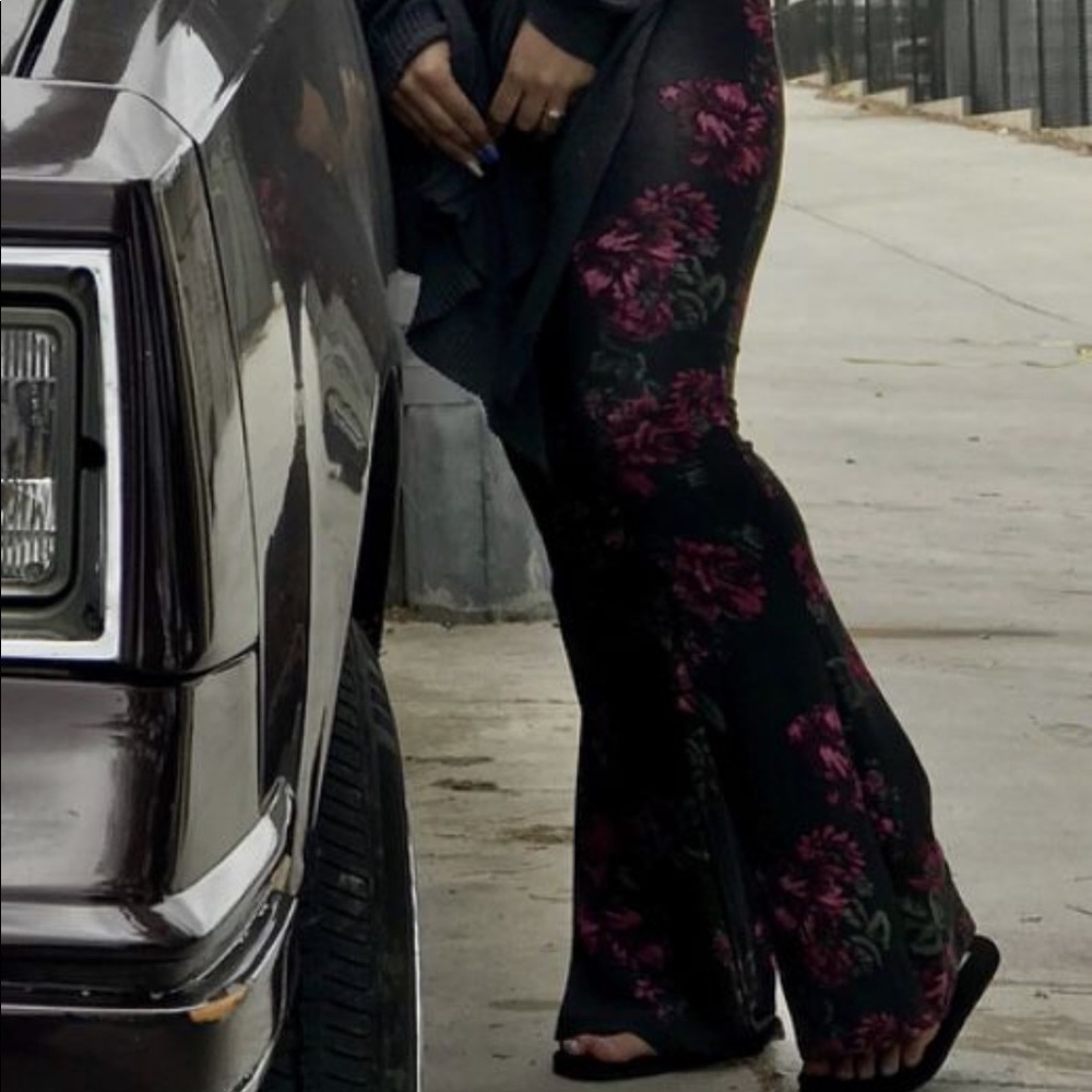 Floral Flare Leggings